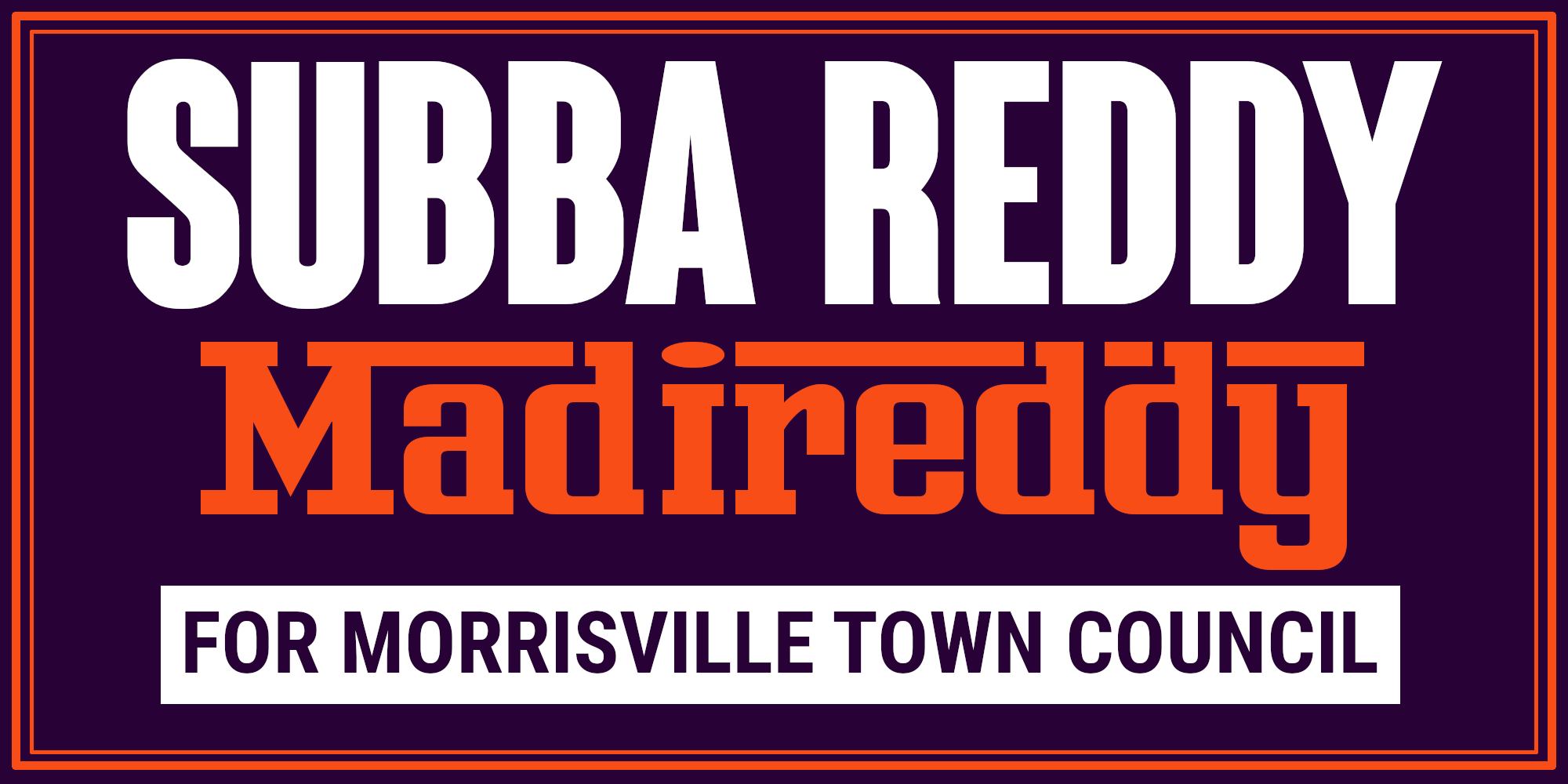 Subba Reddy for Morrisville